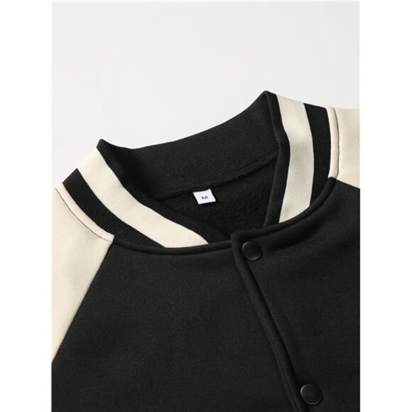 [Vintage Baseball Jacket] Autumn Winter Men's Vintage College Style Baseball - Picture 8 of 8